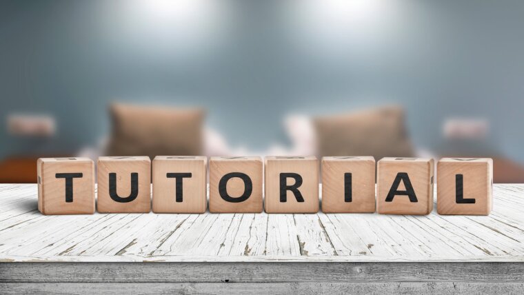 Tutorial Schriftzug aus Holz
