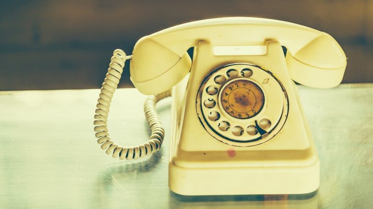 old vintage telephone