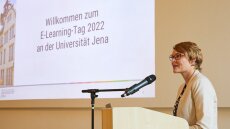 Begrüßung durch die Organisatorin Jaqueline Schulz